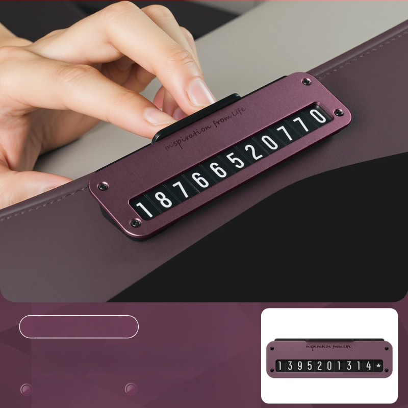 Saderīgs ar Xiaomi SU7/YU7 — pagaidu stāvvietas plāksne, tips slēpts, materiāls: Cits, bez pielāgošanas, zīmols: Nothing