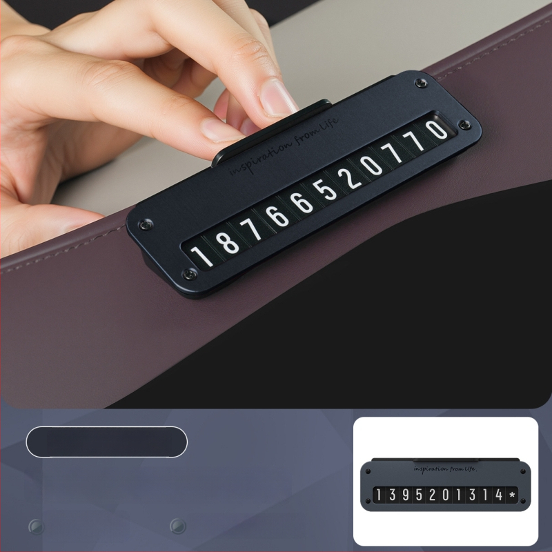 Saderīgs ar Xiaomi SU7/YU7 — pagaidu stāvvietas plāksne, tips slēpts, materiāls: Cits, bez pielāgošanas, zīmols: Nothing