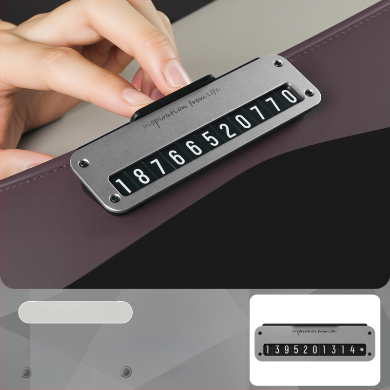 Saderīgs ar Xiaomi SU7/YU7 — pagaidu stāvvietas plāksne, tips slēpts, materiāls: Cits, bez pielāgošanas, zīmols: Nothing