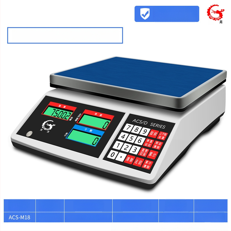 Precizna elektronička vaga za brojanje Wanlong ACS-M18, elektroničko mjerenje, napajanje baterijom, višefunkcionalna upotreba