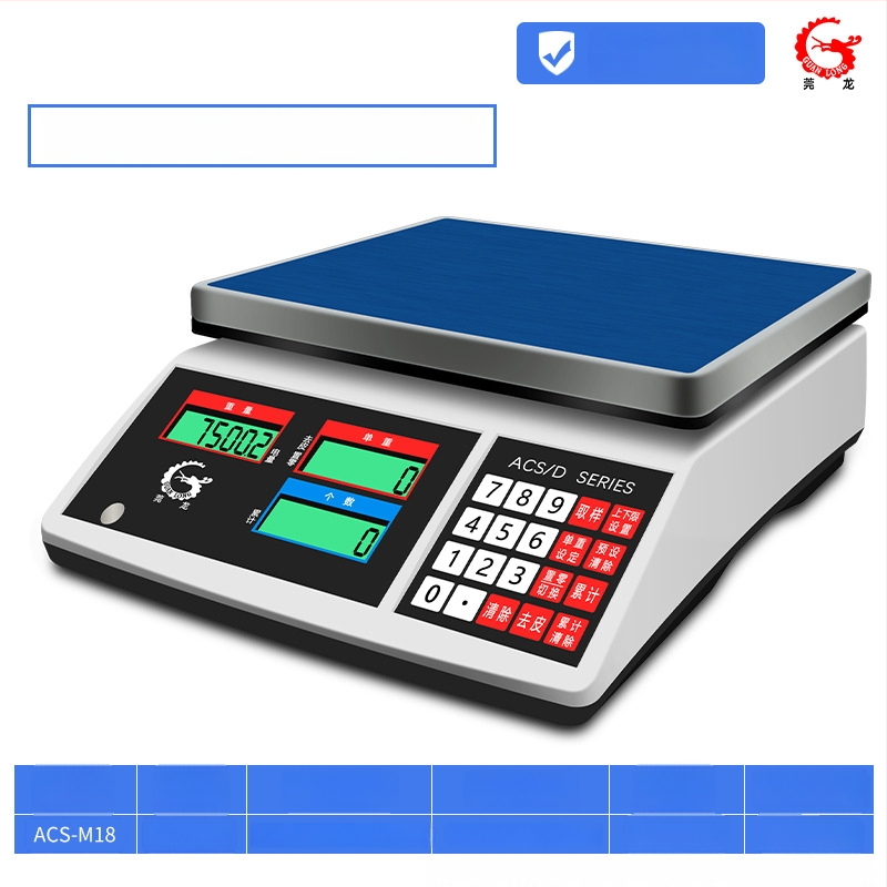 Precizna elektronička vaga za brojanje Wanlong ACS-M18, elektroničko mjerenje, napajanje baterijom, višefunkcionalna upotreba