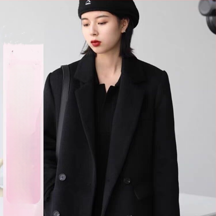 Chenille jaka, īss garums, brīvs cocoon siluets, 3/4 piedurknes, žakete tips apkakle