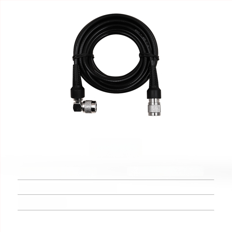 RTK antenas barošanas koaksiālais kabelis, TNC-SMA savienojums, tīrs vara, sēņu galva SYV50-3, fiksēta pamatne