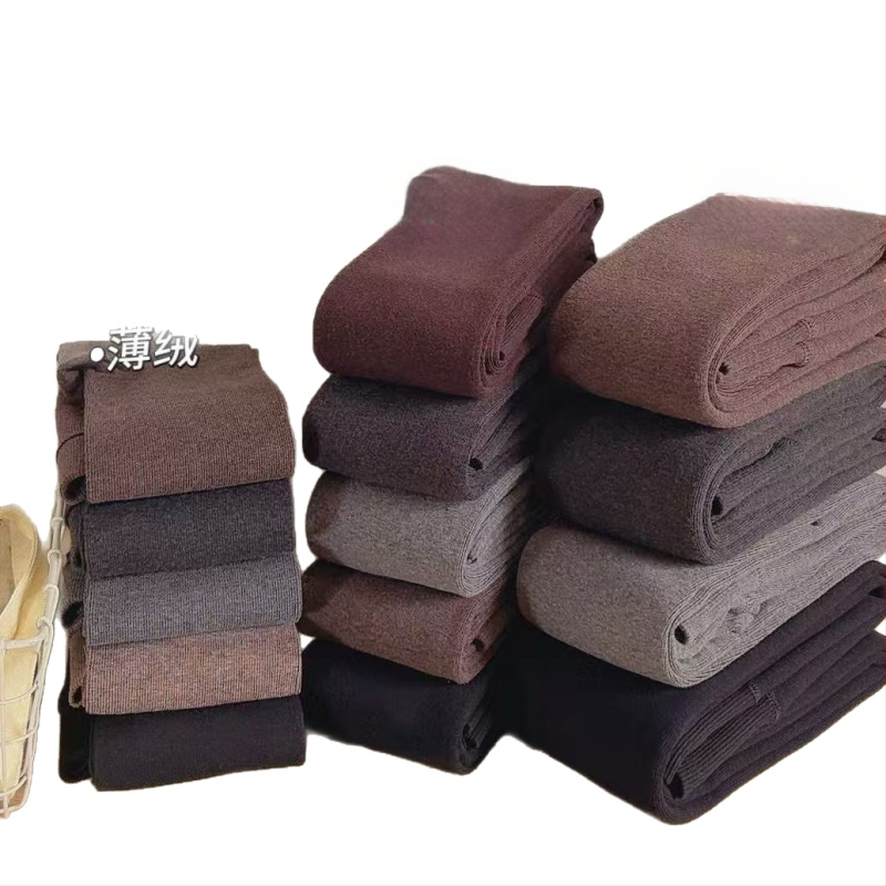 Pamukaste debele hulahopke za jesen-zimu s veluru pređom — podizanje stražnjice, oblikovanje i toplina; 80–90% pamuk