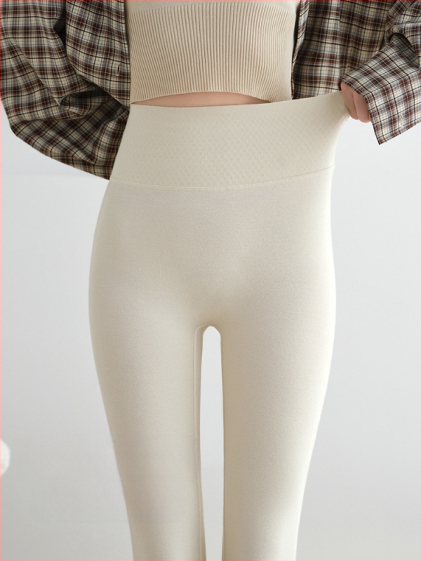 Naiste puuvillast-elastaani leggingid, 9/10 pikkus, õhukesed, kõhu tugi, tihe istuvus