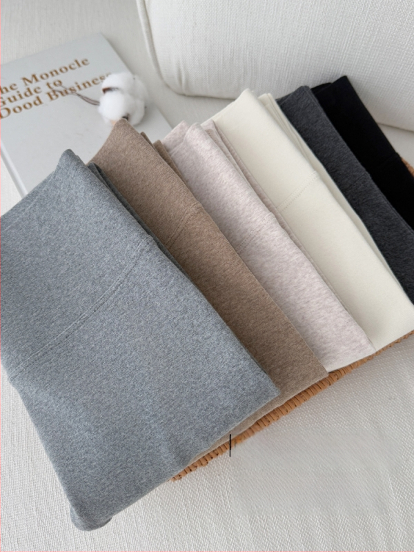 Naiste puuvillast-elastaani leggingid, 9/10 pikkus, õhukesed, kõhu tugi, tihe istuvus