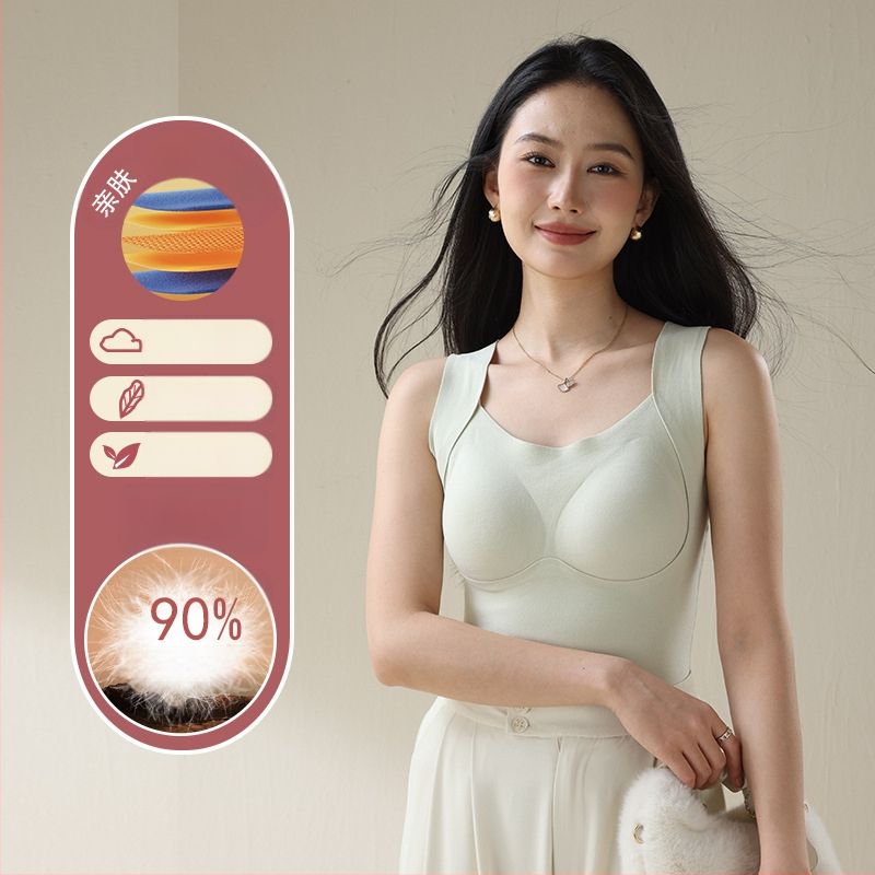 Termalna vesta s integriranim grudnim jastučićima za prsa, dvostruki sloj, kapuljača, velur podstava, debljina 201-250 g/m²