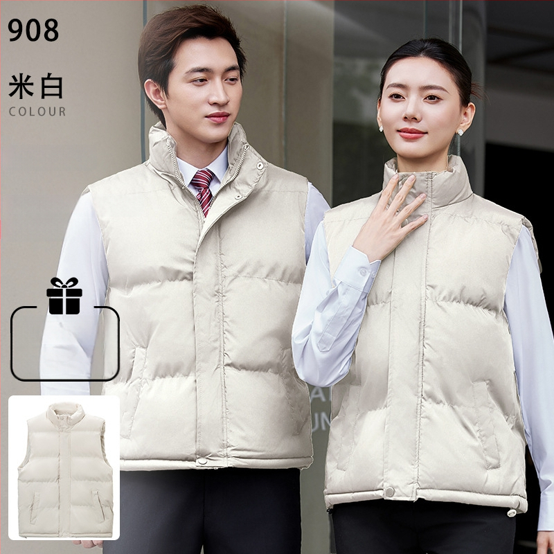 Vīriešu ziemas corduroy darba veste ar stāvošu apkakli, divpusējā aizdare, svītrainais raksts