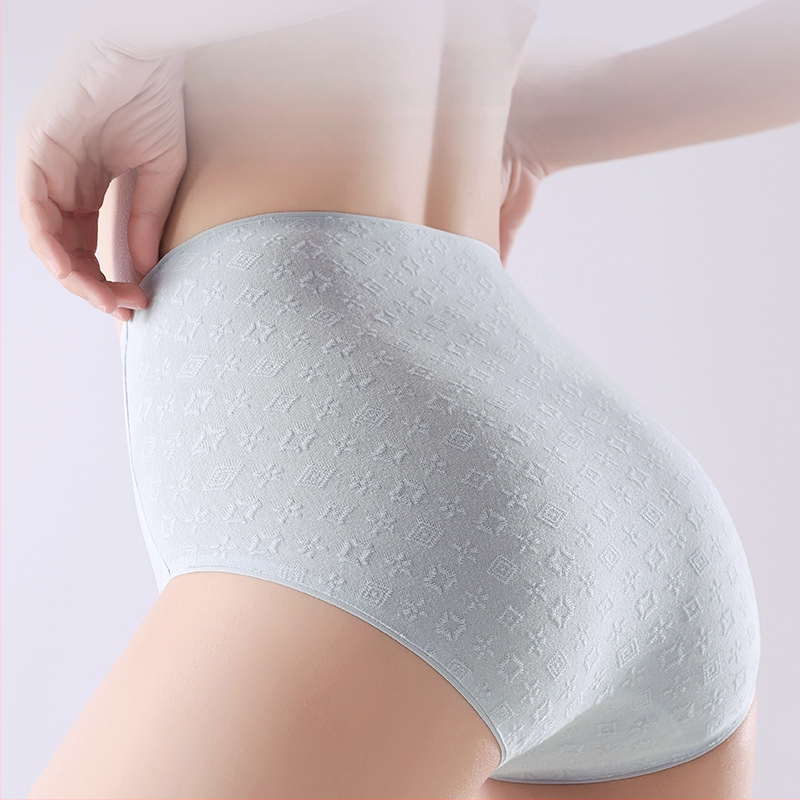 Lenjerie intimă de damă antibacteriană, din bumbac, talie înaltă, ridicare a șoldurilor, strângere a abdomenului