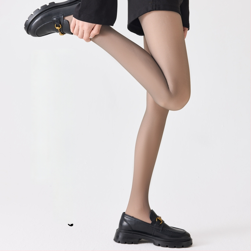 Colanți cu talie înaltă pentru ridicare fesieră și modelare, nailon gros, finisaj translucid pielii