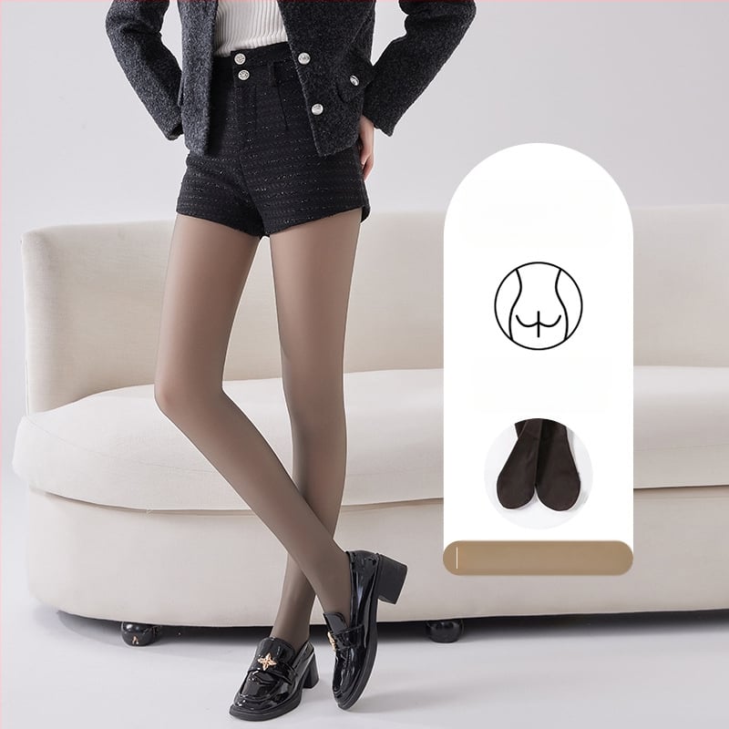 Colanți cu talie înaltă pentru ridicare fesieră și modelare, nailon gros, finisaj translucid pielii