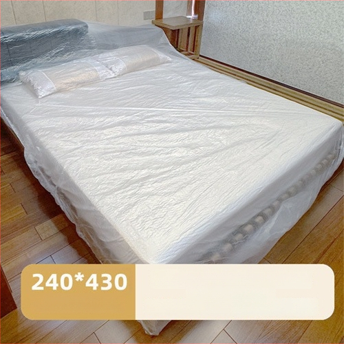 Vienreizējās lietošanas LDPE putekļu aizsargs dīvānam ar elastīgu auklu – pilna aizsardzība dīvānam, gultai un augšējai gultai studentu viesnīcā