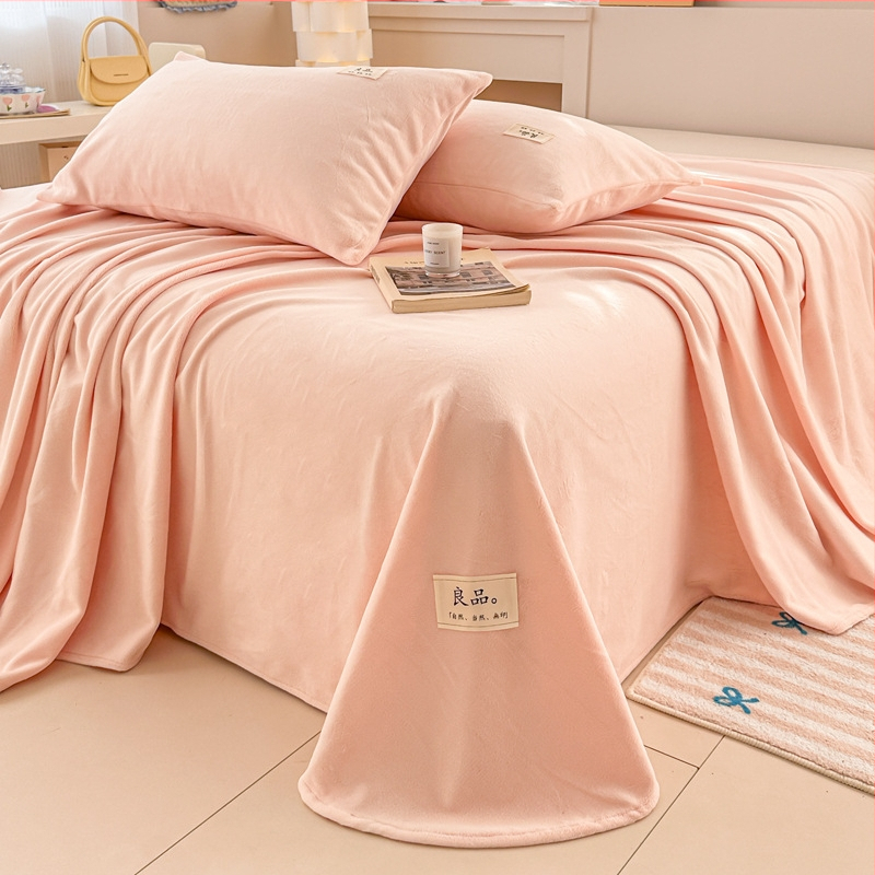 Set din flanel crem, 800–999 g, vopsire reactive, pentru toate sezoanele, 3 piese