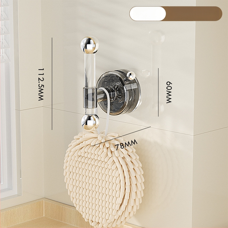 Plastmasas virtuves salvetēm turētājs ar piesūcekni, sienas montāža, slodze līdz 3 kg, piemērots vannas istabai, virtuvei un dzīvojamajai telpai