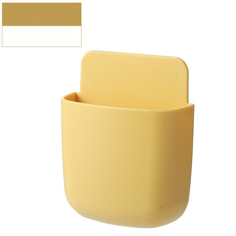 Tālruņa tālvadības pults uzglabāšanas kastīte ar sienas stiprinājumu TV/AC; naktsgaldā uzlādes plaukts mobilajiem tālruņiem; PP plastmasa, modelis Ykqsnh; funkcija: uzglabāšana; stils: moderns minimālisms