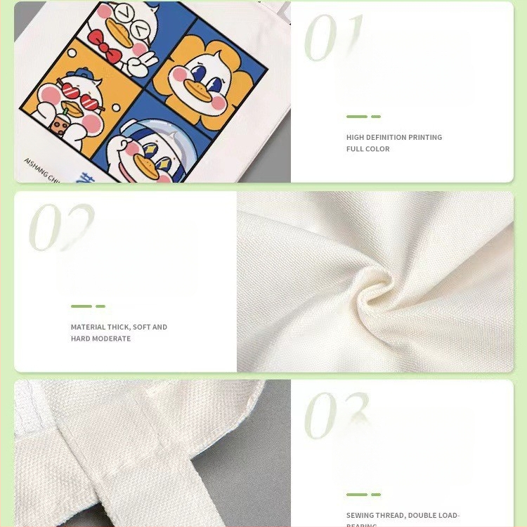 Τσάντα Tote από καμβά με προσωποποιημένο λογότυπο, μηχανική εκτύπωση, κάτω και πλευρές, γενική χρήση συσκευασίας