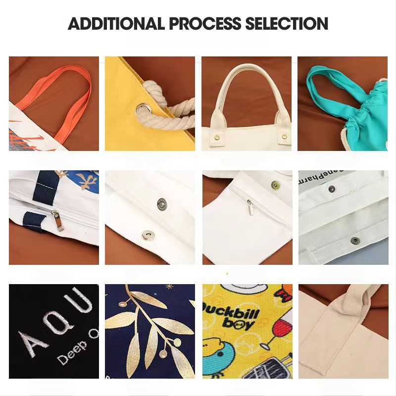 Τσάντα Tote από καμβά με προσωποποιημένο λογότυπο, μηχανική εκτύπωση, κάτω και πλευρές, γενική χρήση συσκευασίας