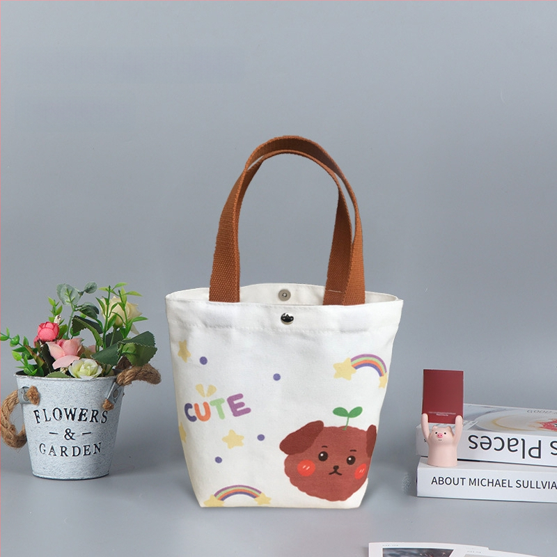 Τσάντα Tote από καμβά με προσωποποιημένο λογότυπο, μηχανική εκτύπωση, κάτω και πλευρές, γενική χρήση συσκευασίας