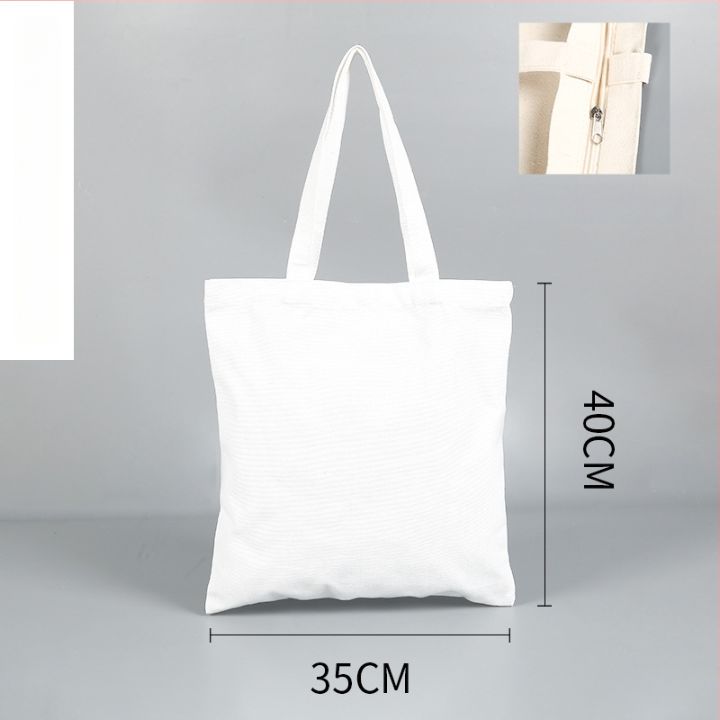 Τσάντα Tote από καμβά με προσωποποιημένο λογότυπο, μηχανική εκτύπωση, κάτω και πλευρές, γενική χρήση συσκευασίας