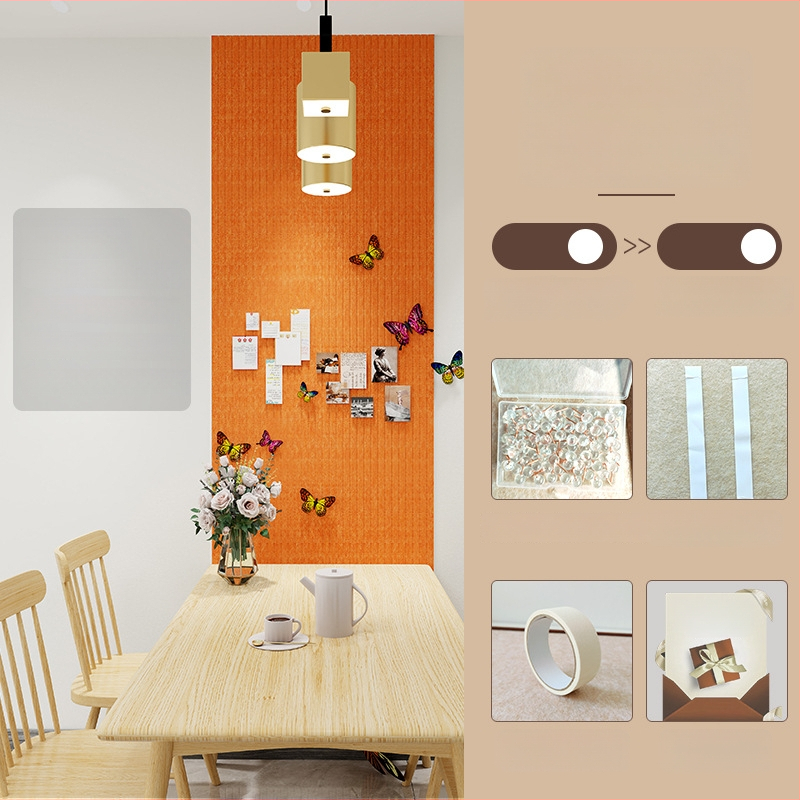 Minkštas sienos fono dangtis — poliesterio pluoštas, paprastos ir modernus stilius; erdvės: svetainė, miegamasis, studija, restoranas, įėjimas, komercinės patalpos