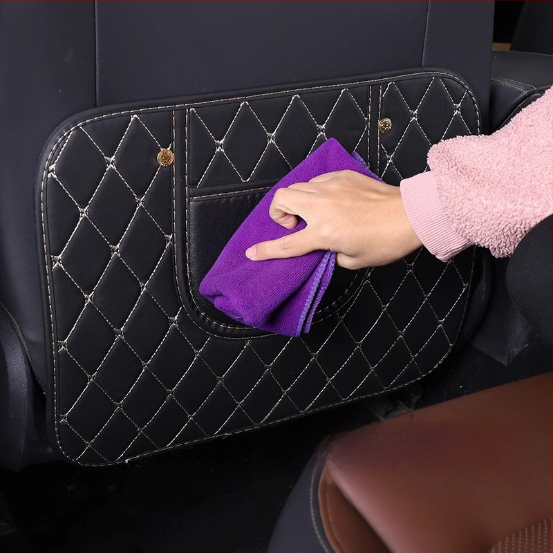 Meinan Autóhátsó ülés védő – Gyerekeknek szóló anti-ütés párna, szennyeződés- és kopás elleni védelem, tároló táska (Márka: Meinan; Anyag: Egyéb; Feldolgozás: Nem)