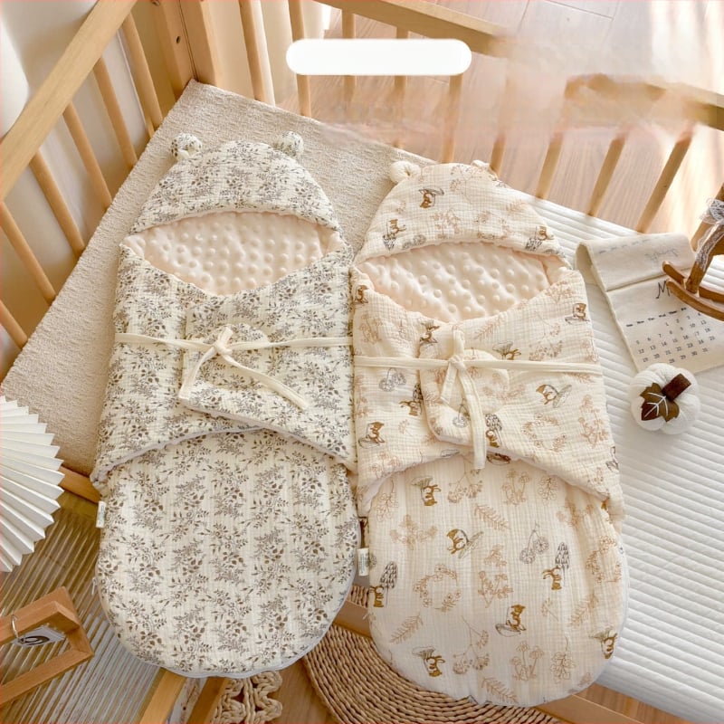 Spavaća vrećica za novorođenče, vanjski materijal od pamuka, poliester punilo, težina do 0,5 kg, proljeće i jesen