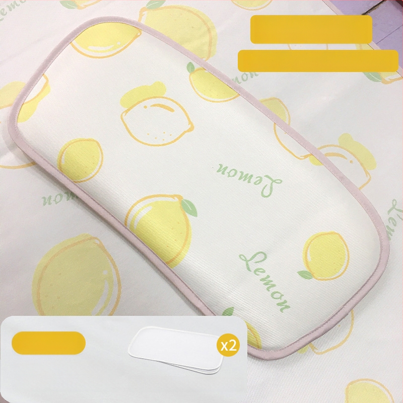 Bērnu mats gultiņai un bērnudārzam - Ice Silk vasaras mats, bambusa šķiedra, 0-1 gadi, pielāgojams, privātā zīme