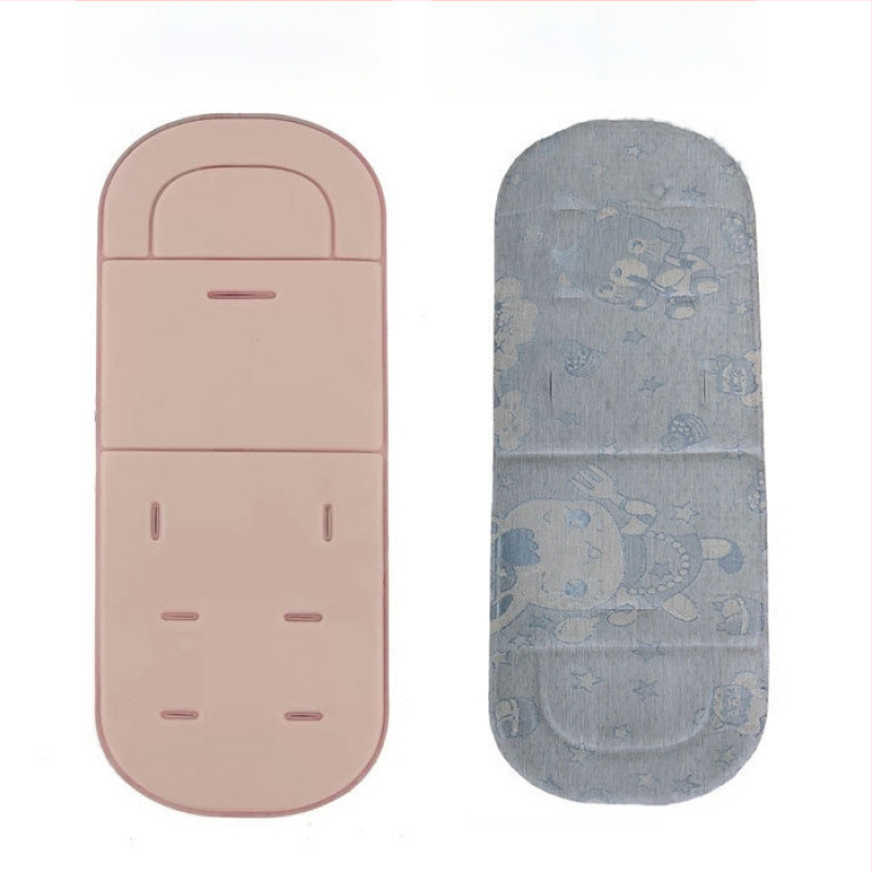 Ratiem sēdekļa spilvens - bambusa šķiedra, piemērots zīdaiņiem un bērniem, bambusu mats