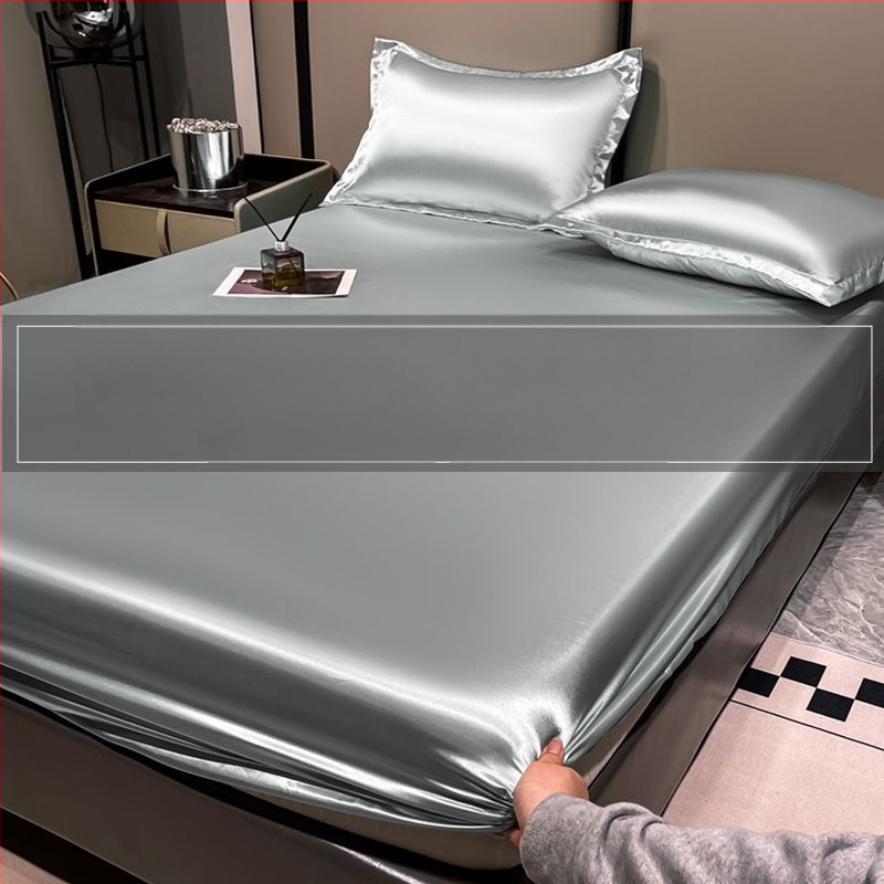 Ice Silk voodipesukomplekt, džakardkude, viskooskiud, kaasaegne minimalistlik stiil, masinpesu