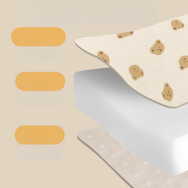 Bud haha zīdaiņu ratiņu spilvens, kokvilna, 0–1 gadu vecumā, pielāgojama matrača daļa