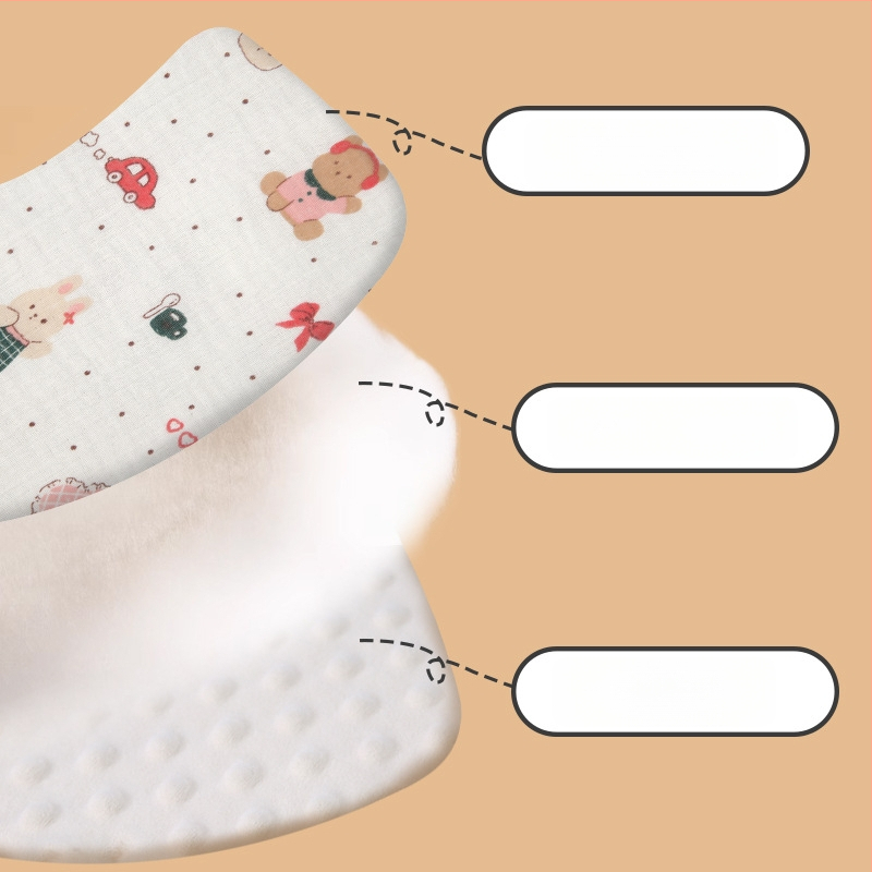 Kokvilnas sēdvieta bērnu ratiem - priekšējā puse crepe kokvilna, aizmugure mīksta auduma; piemērots 0-3 gadu vecumā