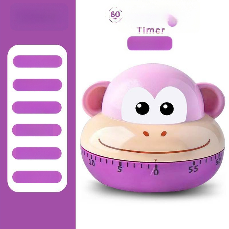 Laste taimerkell – karikatuurne disain hammasrattaga, Elektroniline liikumine, Numbriline ekraan, Automaatne mehaaniline toide