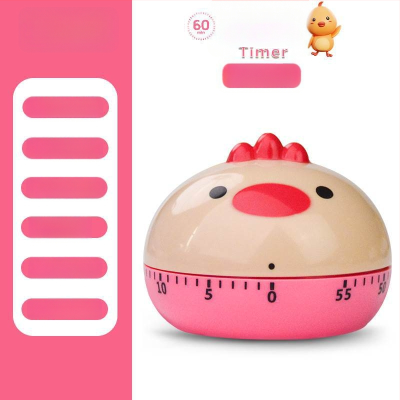 Laste taimerkell – karikatuurne disain hammasrattaga, Elektroniline liikumine, Numbriline ekraan, Automaatne mehaaniline toide