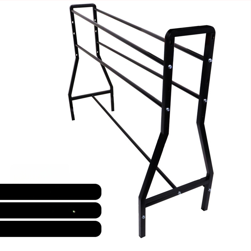 Προπονητικό καρότσι τρίποντων με μετακινούμενο ράφι αποθήκευσης, βάση μπάσκετ από χυτοσίδηρο, ενισχυμένος σχεδιασμός