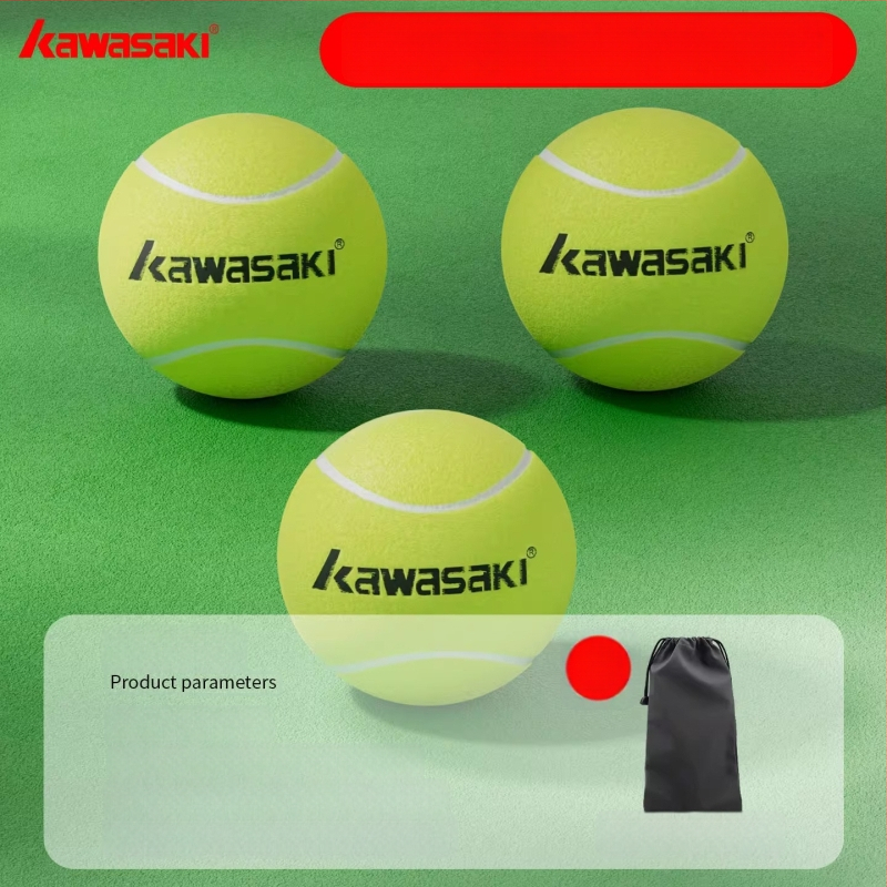 Kawasaki KA-01 tenisa bumba, PVC materiāls, logotipa drukāšana, pielāgota apstrāde