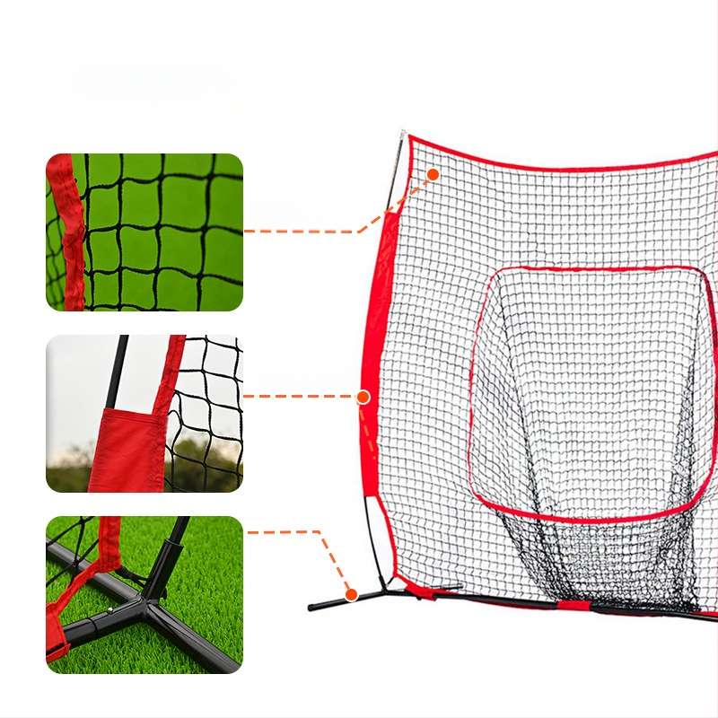 Rețea de antrenament pentru batting în baseball/softball - rețea portabilă pentru rebound, interior/exterior, din poliester