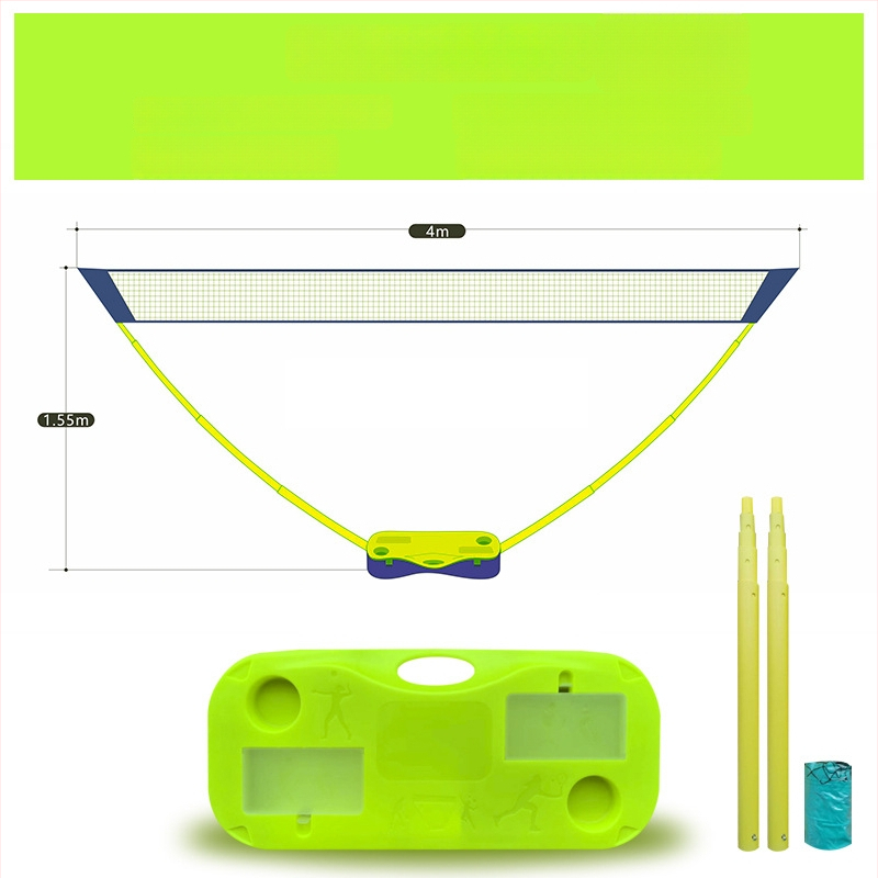 Stâlp portabil pentru plasă de volei și badminton | Montaj rapid, utilizare duală în exterior (Greutate 4 kg)