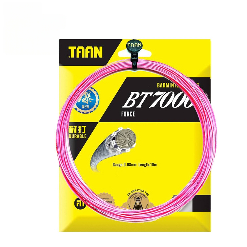 BT7000 badminton trosīte – augsta elastība, diametrs 0,68 mm, triecienu absorbcija