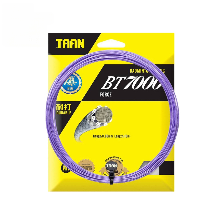 BT7000 badminton trosīte – augsta elastība, diametrs 0,68 mm, triecienu absorbcija