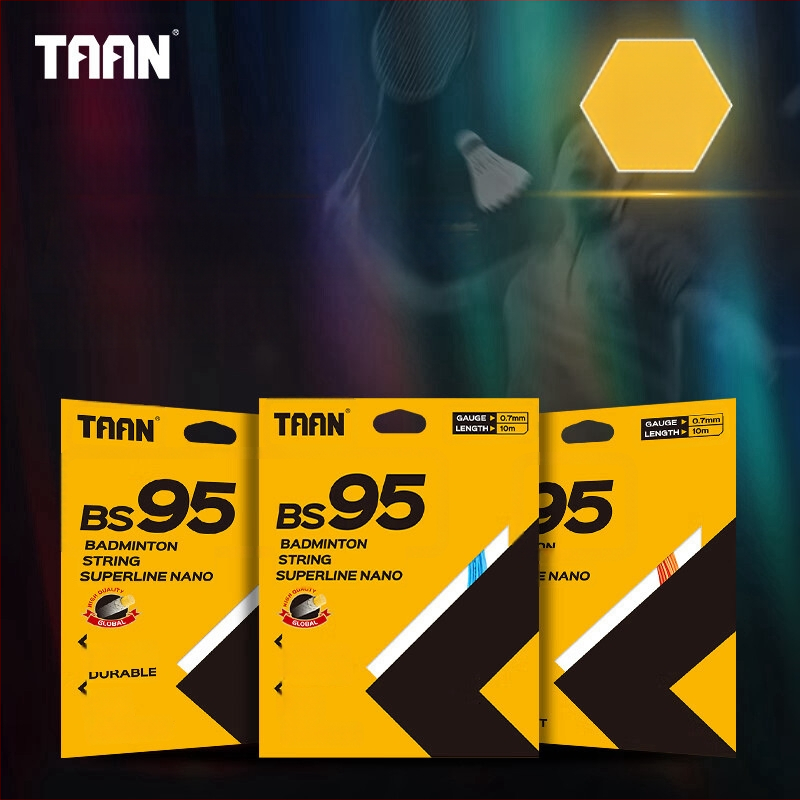 Badmintona raketes struna, neilons, zīmols Taan taian, izcelsme Ķīna