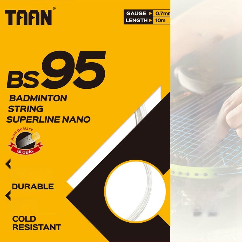 Badmintona raketes struna, neilons, zīmols Taan taian, izcelsme Ķīna
