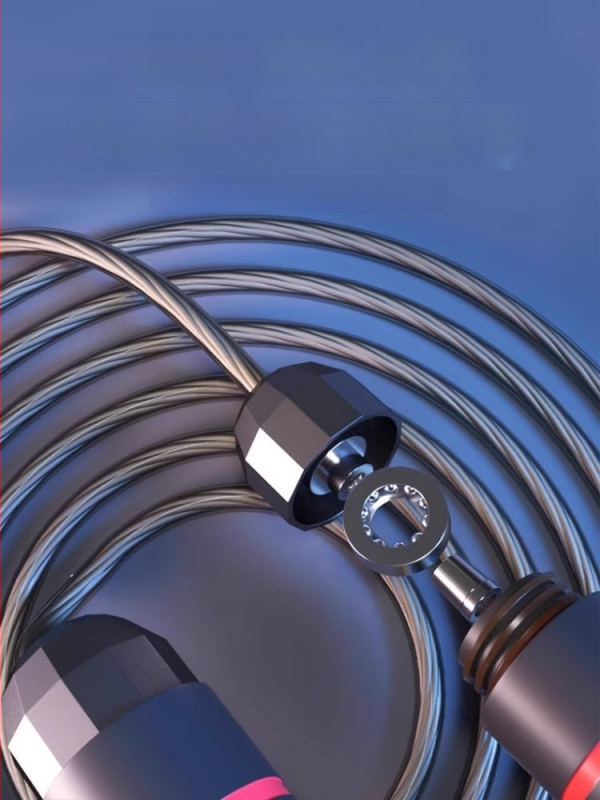 Uže za preskakanje s PVC premazom i čeličnim jezgrom, za odrasle i srednjoškolce, fitness uže