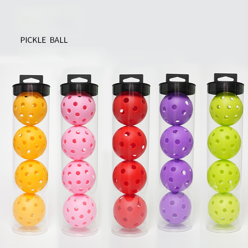 Standarta lielā laukuma pickleball bumba, 40 atveres, PE materiāls, svars 25 g