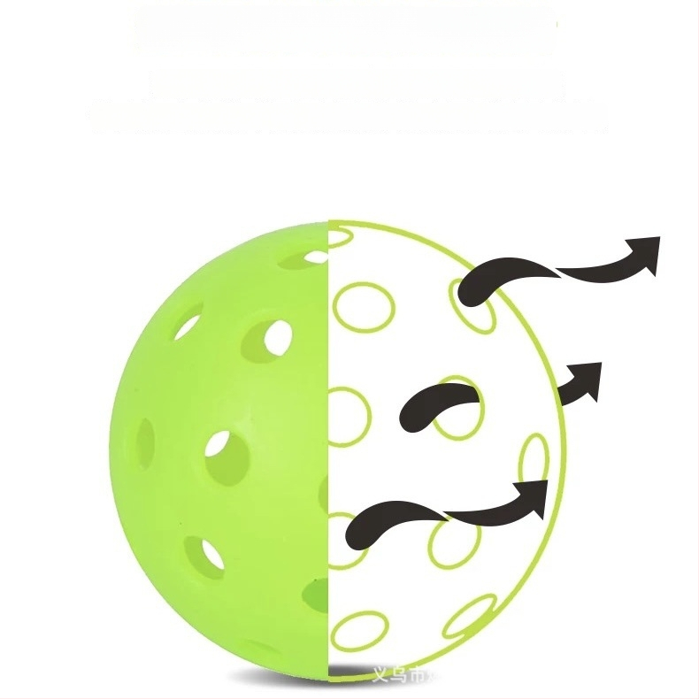 Burning Wings pickleball bumba, 40 caurumi, TPE materiāls, 26 g