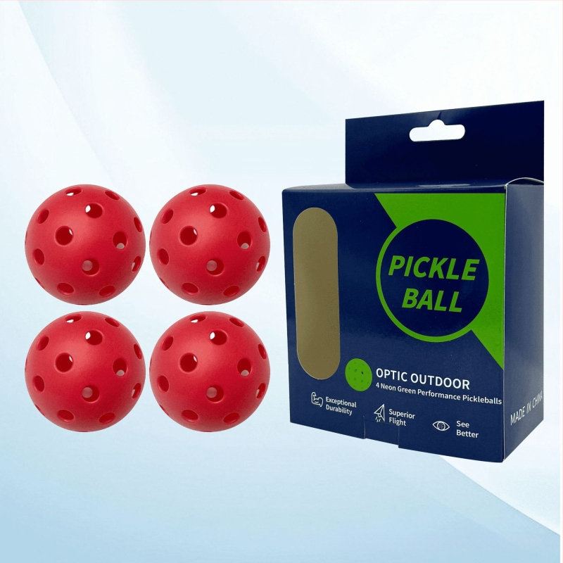 Burning Wings pickleball bumba, 40 caurumi, TPE materiāls, 26 g