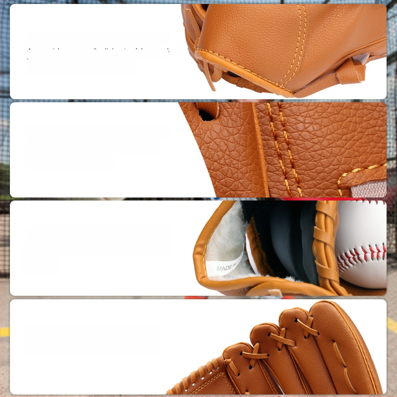 Beisbola cimdi no PU imitētās ādas bērniem ar pielāgojamu logotipu