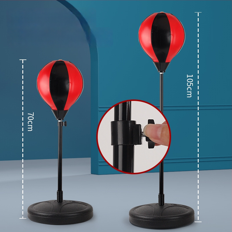 Vaikų bokso treniruočių rinkinys su Speed Ball ir smėlio maišeliu, audinio medžiaga, prekės ženklas Shang Sile, 7–14 metų amžiaus, pakuotė: spalvota dėžutė arba balta dėžutė