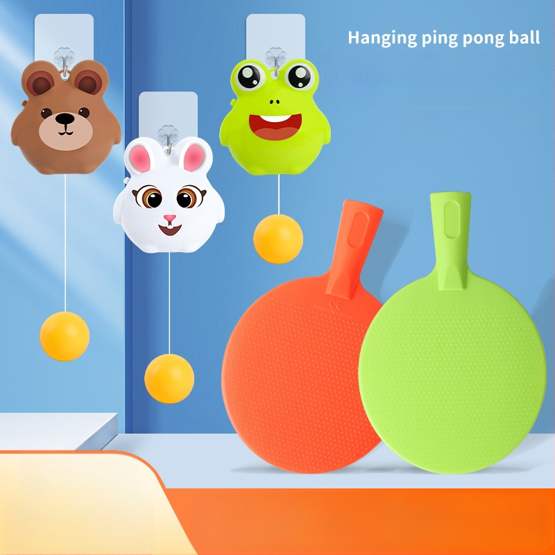 Bērnu piekārtais galda tenisa trenieris — vecāku un bērnu mijiedarbība, iekštelpu roku- acs koordinācijas vingrinājums (Zīmols Ojardi; Materiāls: Plastmasa; Kategorija: Galda teniss; Piemērots arī citiem bumbu sportiem)