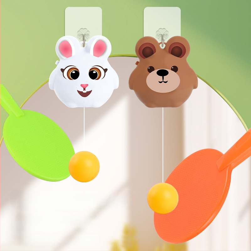 Bērnu piekārtais galda tenisa trenieris — vecāku un bērnu mijiedarbība, iekštelpu roku- acs koordinācijas vingrinājums (Zīmols Ojardi; Materiāls: Plastmasa; Kategorija: Galda teniss; Piemērots arī citiem bumbu sportiem)