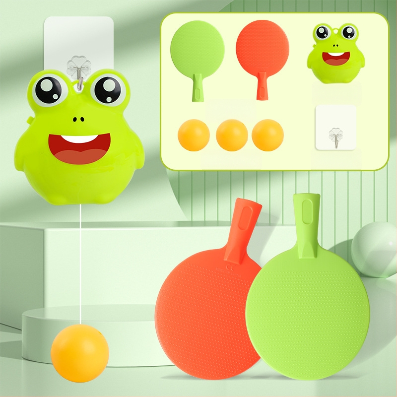 Bērnu piekārtais galda tenisa trenieris — vecāku un bērnu mijiedarbība, iekštelpu roku- acs koordinācijas vingrinājums (Zīmols Ojardi; Materiāls: Plastmasa; Kategorija: Galda teniss; Piemērots arī citiem bumbu sportiem)